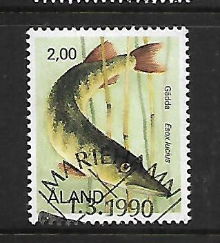 ALAND ISLANDS, 43,  USED, FISH