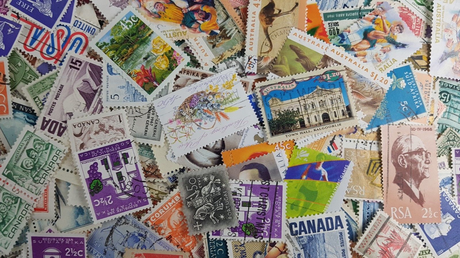 World Kiloware Mixture, 50 grams Off Paper, Approx 500 Stamps, Ideal