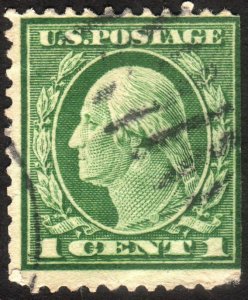 1912, US 1c, Washington, Used, Sc 405