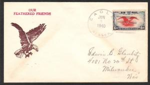 Eagle Alaska 1940 Cacheted Cover B433