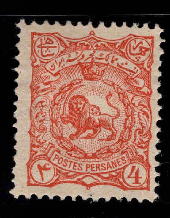 IRAN Scott 107 MH* 1898 stamp