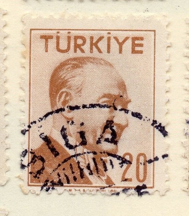 Turkey 1957 Early Issue Fine Used 20k. 093057