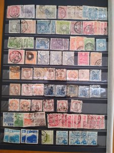 Japan old stamps used big lot