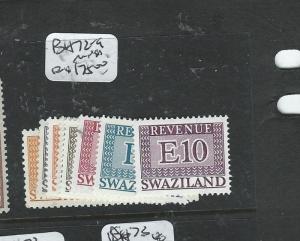 SWAZILAND (P1907B) MODERN REVENUES BH 72-9  MNH