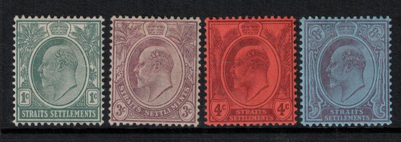 Straits Settlement 1903-4 SC 105-108 LH CV $79