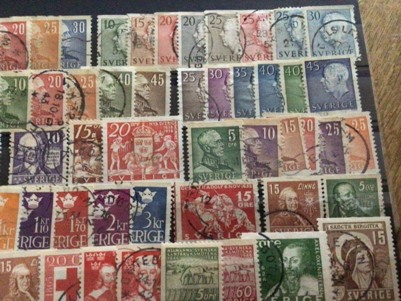 Sweden mounted mint or used stamps  A12402