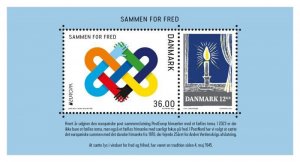 Denmark Danemark Danmark 2023 Europa CEPT Peace block MNH