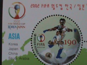 ​KOREA-2002 FIFA WORLD CUP SOCCER-JAPAN & KOREA MNH S/S-VERY FINE