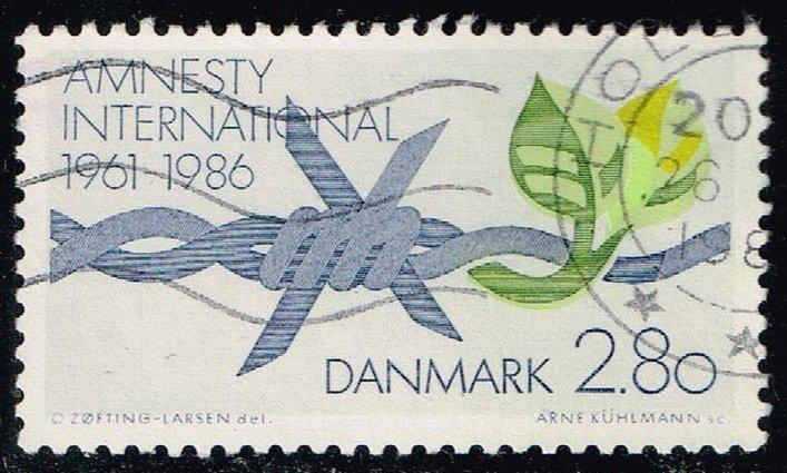 Denmark #790 Barbed Wire; Used (0.50)