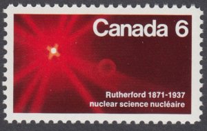 Canada - #534  Ernest Rutherford - MNH