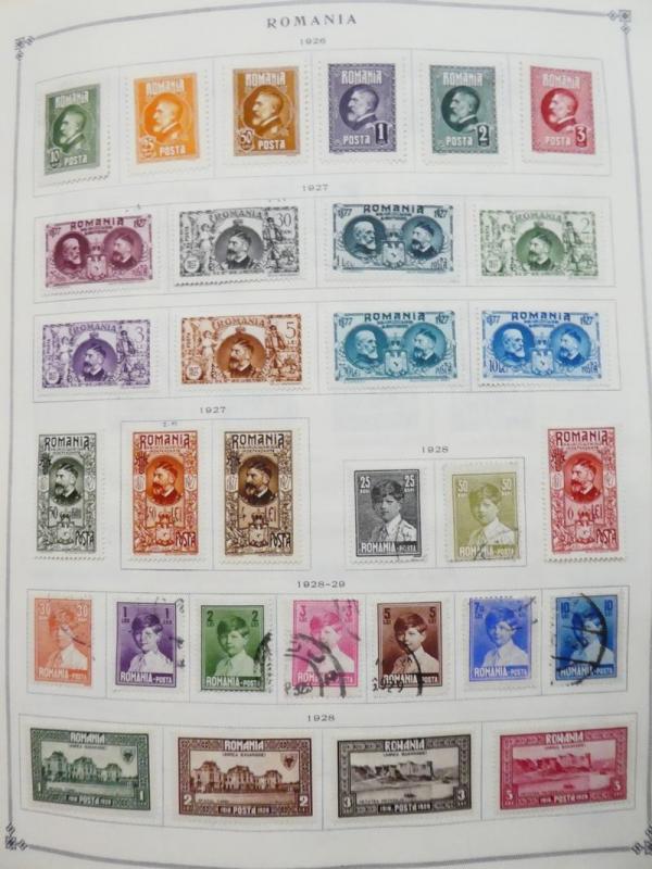 EDW1949SELL : ROMANIA Very clean Mint & Used collection on album pages Cat $2648