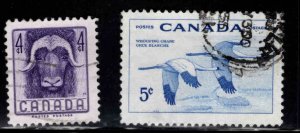 Canada Scott 352-353 Used stamps