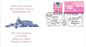 2000 NAPEX Stamp Show Cover – Napex Cachet