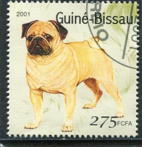 Guinea Bissau 2001 DOG 1 value Perforated Fine used VF