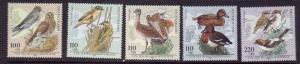 Germany-Sc#B837-41-unused NH set-Birds-1998-