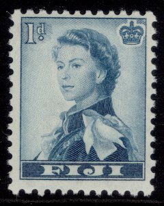 FIJI QEII SG281, 1d turquoise-blue, NH MINT.