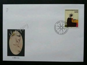 Hommage To Liechtenstein 1995 Art Culture Painting (stamp FDC) *clean