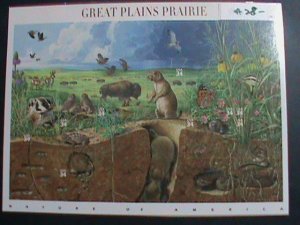 UNITED STATES-2001-SC# 3506   GREAT PLAINS PRAIRIE MNH SHEET VERY FINE