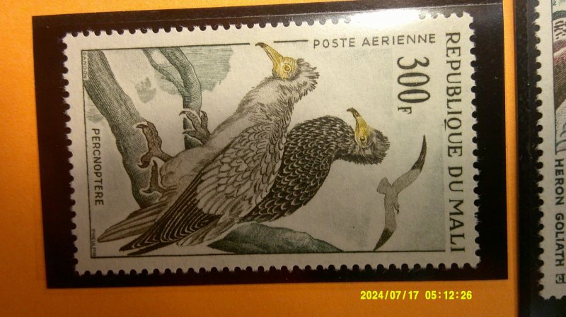 Mali 1965 Airmail Birds Scott# C25-C28 Complete VF-XF Mint Light Hinge