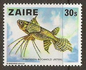 Zaire ~ Scott # 862 ~ Mint NH ~ African Butterflyfish