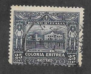 Eritrea Scott #48 Used 25c government building stamp 2015 CV $17.00