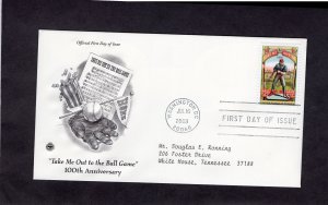 4341 Baseball, FDC PCS addrerssed