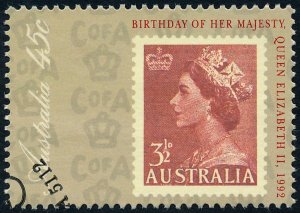 Australia 1992 45c Queen Elizabeth II's Birthday SG1352 Fine Used 2