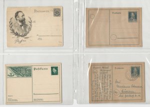 Germany Postcard World War II Lot of 4, Heine v. Stephan (B), DKZ