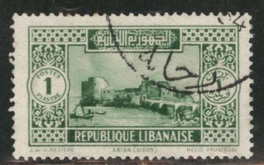 LEBANON Scott 119 used 1930 stamp 