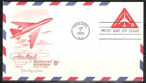 U.S. UC37 Jet Triangle FDC (Artmaster)