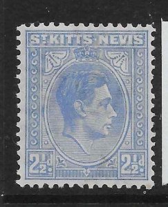 ST.KITTS-NEVIS SG72 1938 2d ULTRAMARINE MTD MINT