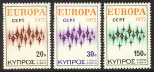 Cyprus Sc# 380-2 MNH Europa / CEPT 1972