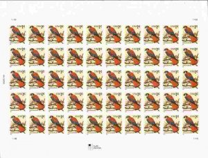 US Stamp - 1999 1c American Kestrel Bird - 50 Stamp Sheet - Scott #3031