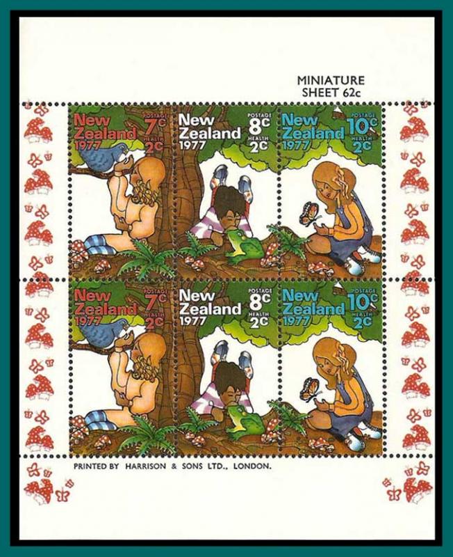 New Zealand 1977 Health, MS, MNH  #B100a,SGMS1152