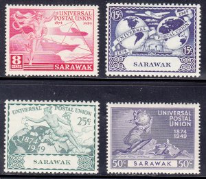 Sarawak Scott #176-179 MH