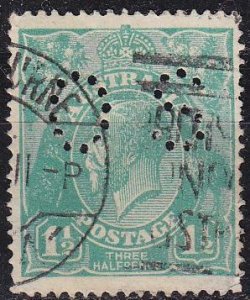 AUSTRALIEN AUSTRALIA [Dienst Lochung] MiNr 0027 ( O/used )