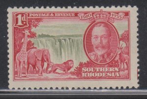 Southern Rhodesia, 1d Silver Jubilee (SC# 33) MNH