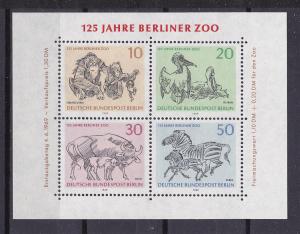 Germany-Berlin 9N275 MNH 1969 Berlin Zoo 125th Anniv. Sheet