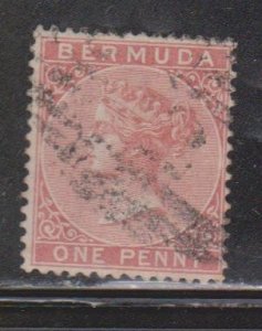 BERMUDA Scott # 1 Used - Queen Victoria