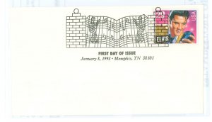 US 2721 1993 5 Elvis Presley uncacheted FDC