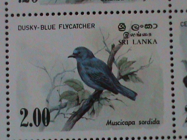 ​SRI LANKA-1983-SC#694a-LOVELY BEAUTIFUL BIRDS S/S-MNH-VF LAST ONE HARE TO FIND