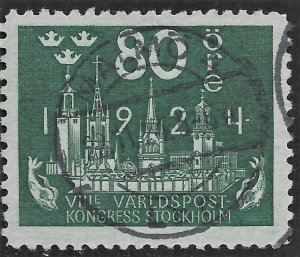 Sweden #208 used XF large margins, socked on the nose cancel