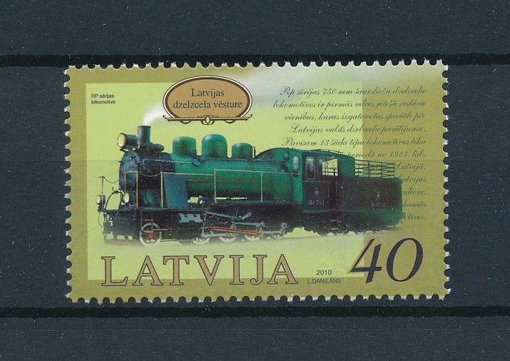 [61232] Latvia 2010 Railway Train Eisenbahn Chermin De Fer MNH