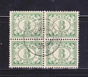 Netherlands Antilles 51 Block Of 4 U Numeral