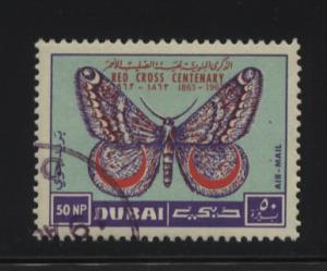 Dubai # C12 , Butterfly , VF OG NH CTO