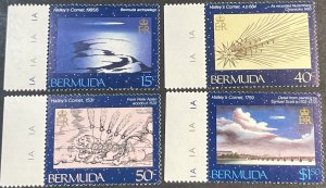BERMUDA # 478-481--MINT/NEVER HINGED--COMPLETE SET OF PLATE # SINGLES--1985