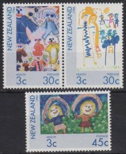 1986 New Zealand 968-970 Children's Day