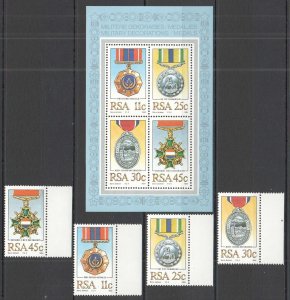 B0963 1984 South Africa Rsa Military & War Orders Medals 1Kb+1Set Mnh