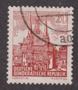 Germany DDR 538 City Hall. Wernigerode 1961