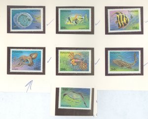 Tanzania #1404-1410  Single (Complete Set)